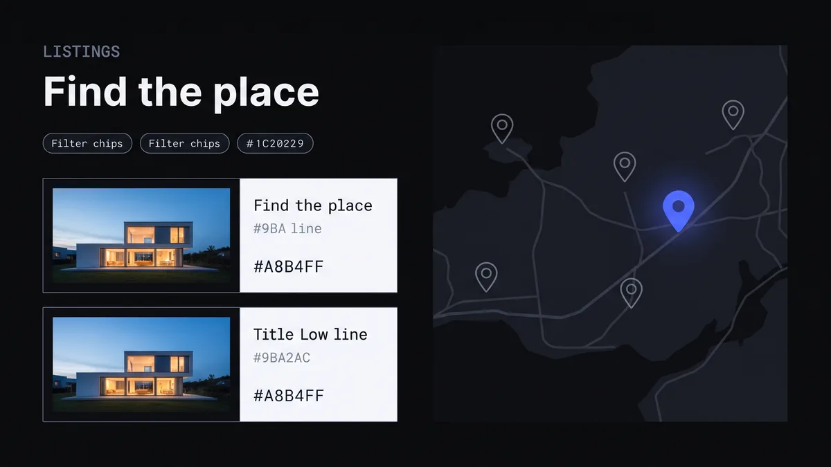 Real estate demo site
