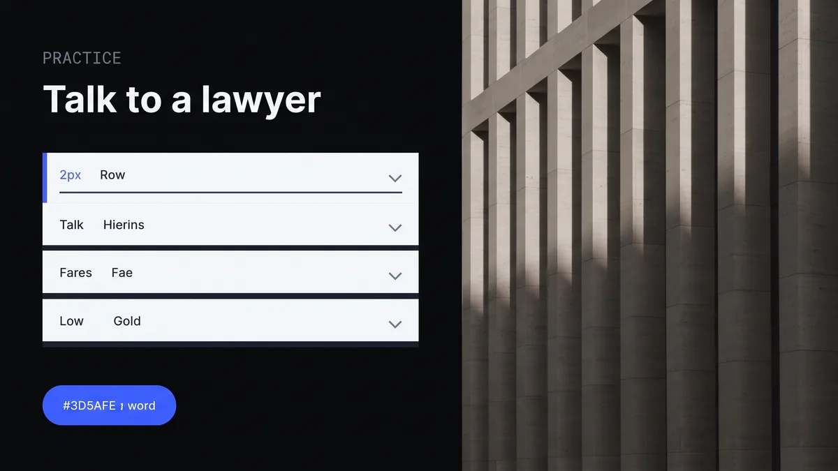 Law & accounting demo site