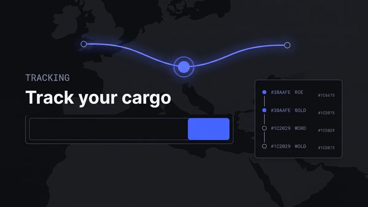 Logistics & cargo demo site
